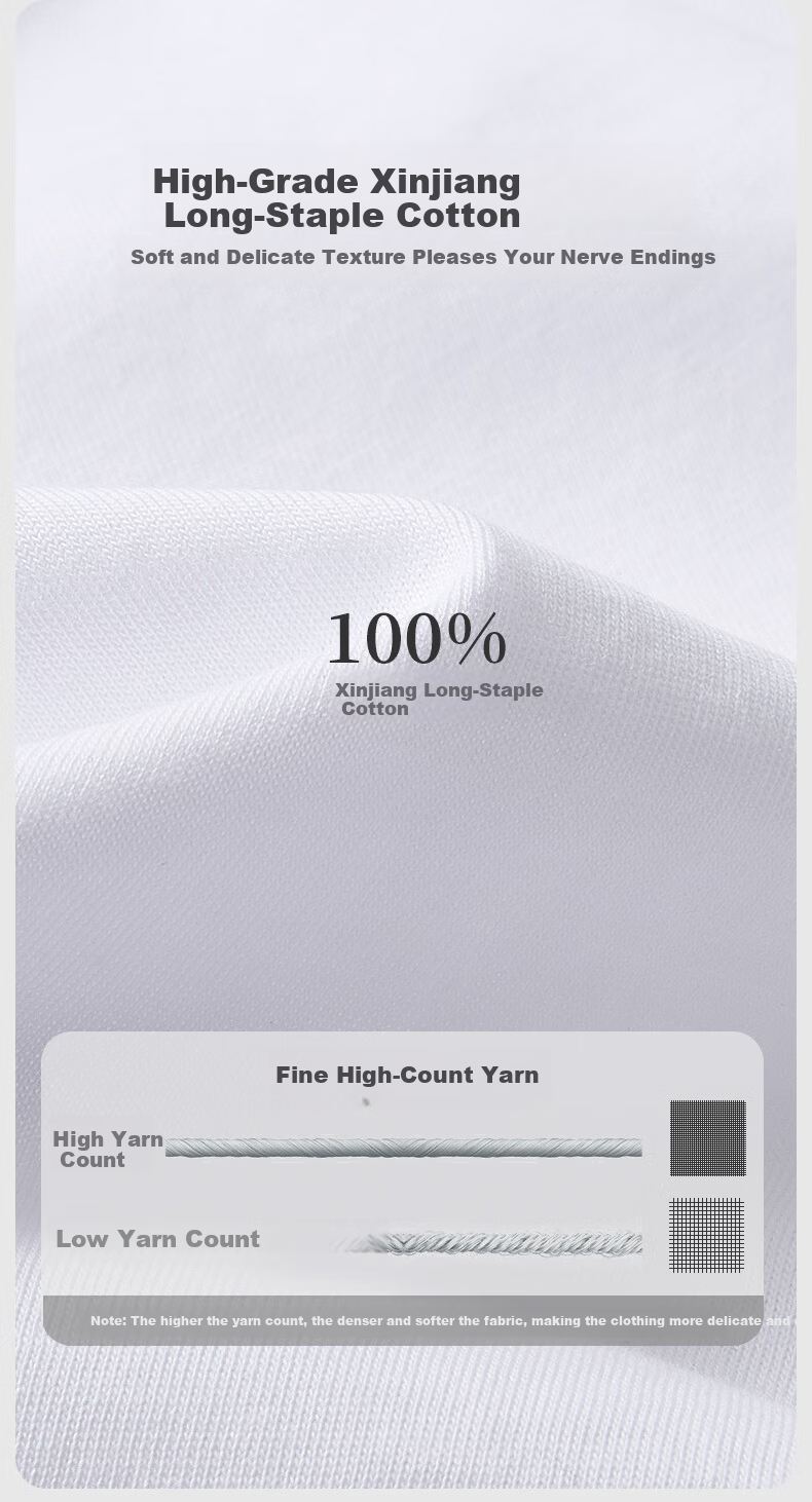 Seven Wolves 100% Cotton Men's Long Sleeve V-Neck T-Shirt Solid Color Sportswear Basic Shirt 5