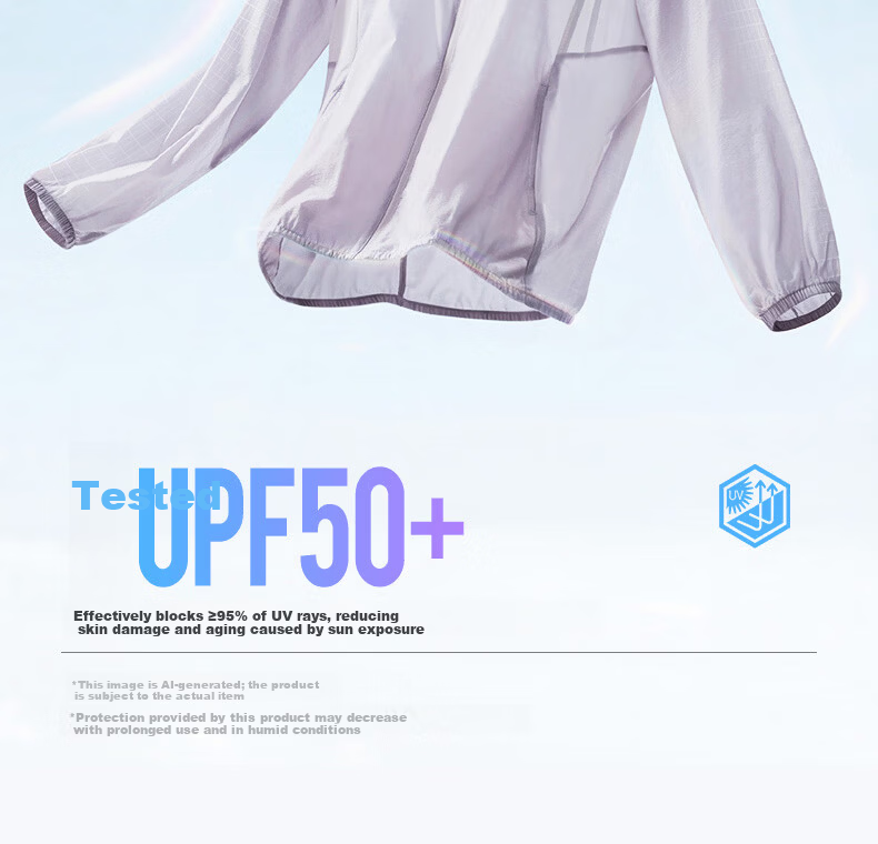 361° Women's Summer Sunscreen Jacket UPF50+ Sports Outdoor Cycling Ice Silk Casual Coat 662624605H-7 4
