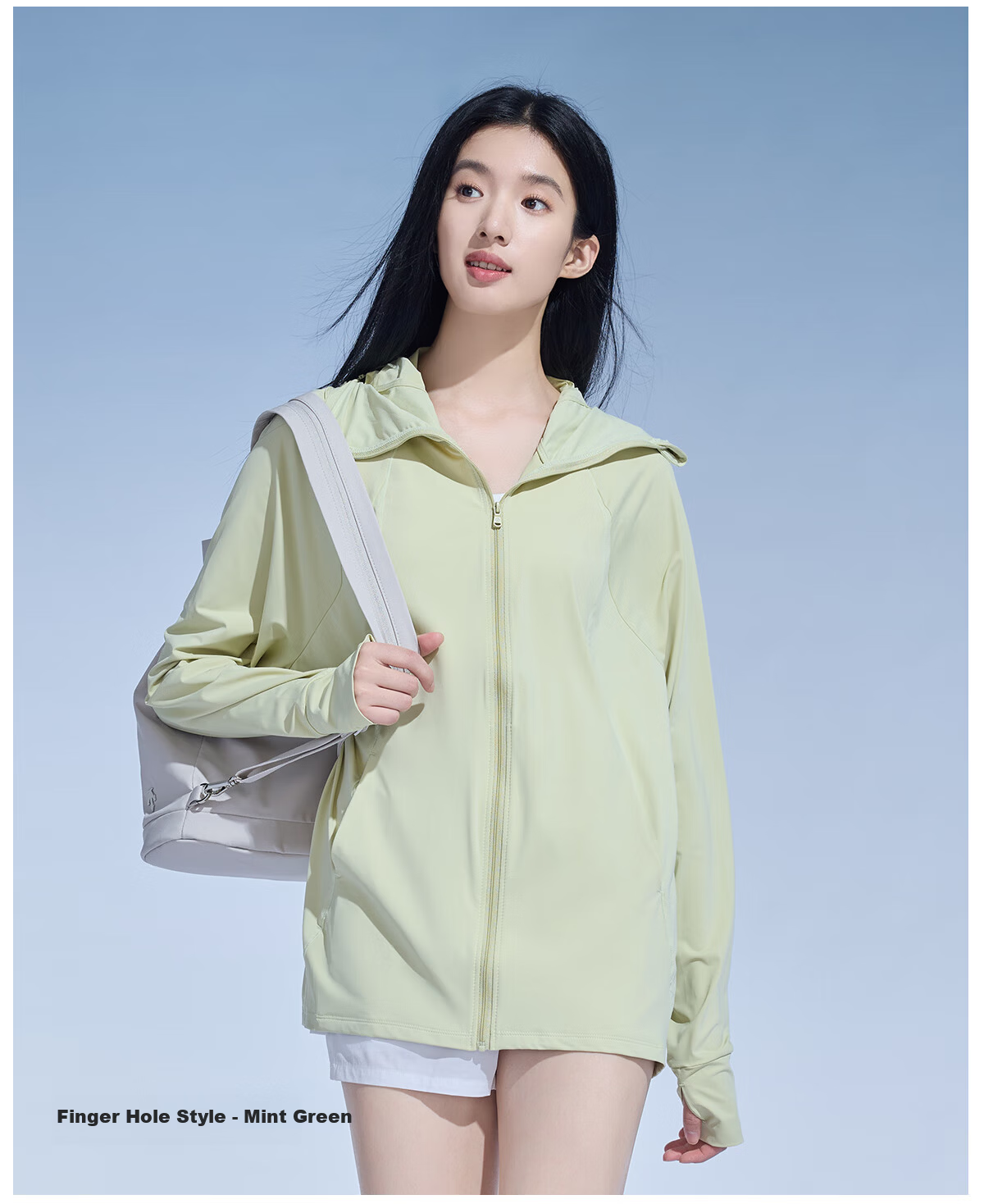 Moxun [Zhao Lusi Same Style] Summer Breathable Ice Titanium Yarn Ice Silk Cooling Outdoor Sun Protection Jacket 22