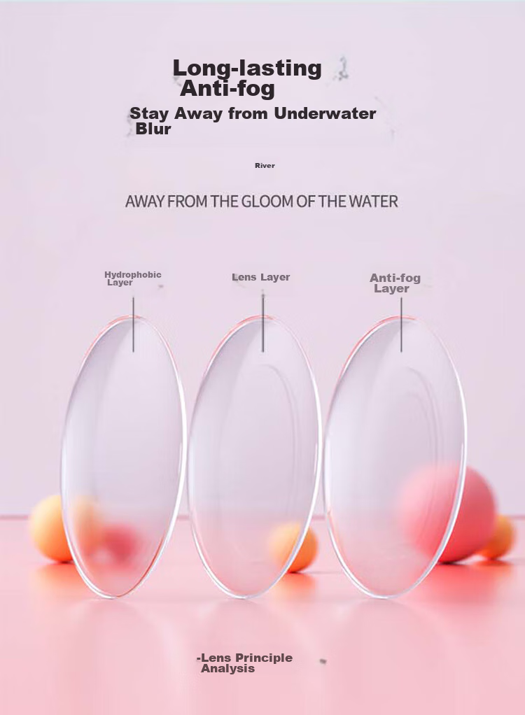 PEAK Swimming Goggles for Boys And Girls, Large Frame, High Definition Anti-Fog Waterproof Swimming Glasses Diving Mask Equipment Swimming Goggles And Swim Cap Set 6