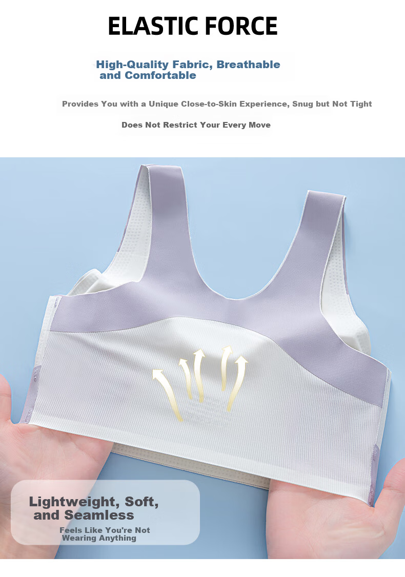 GRACEWELL Youth Children's Underwear Developmental Period Teenage Girl Puberty Bra Seamless Vest for High School Students 11