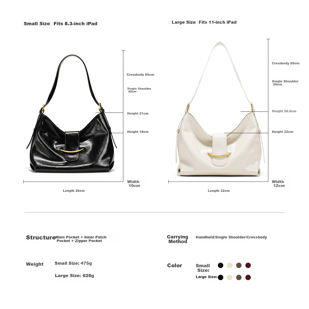 Ximuting Wan Feng Textured Large Capacity Tote Bag Women's New Small Shoulder Bag Petite Birthday Gift Deep Black Small Size