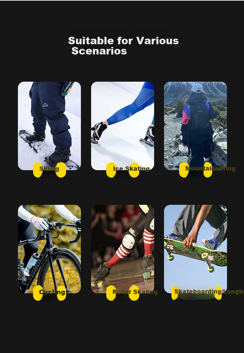 Flow Theory Ski Protective Gear Kevlar XRD® Hip and Knee Pads Thickened Shockproof Anti-Fall Equipment Orthopedic Doctor Recommended 15