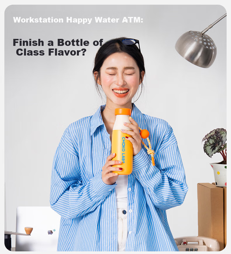 Chakolab Straw Children's Insulated Cup, Dual-Use Cup for Students, Portable Large Capacity, Stylish Office Cold Drink Cup, Milk Bottle 21
