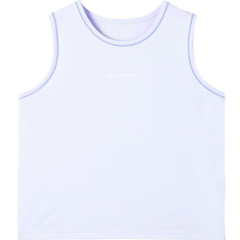 Jiusuiban Little Breeze Kids Vest Girls Spring Summer Cooling Mesh Thin 7A Antibacterial Teen Home Casual Sports Top