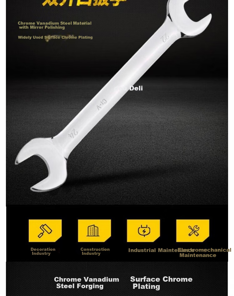 Deli Tool Double Open-End Wrench 17x19mm DL33317 3