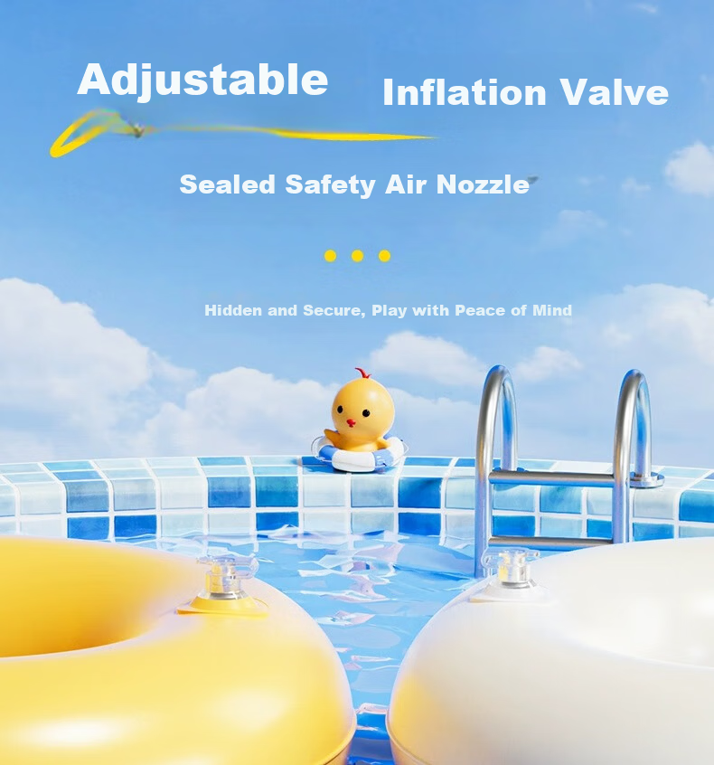 Li-Ning Kids Swimming Ring for Boys and Girls, Age 3+, Thickened Underarm Life Buoy, Baby Swim Gear 13