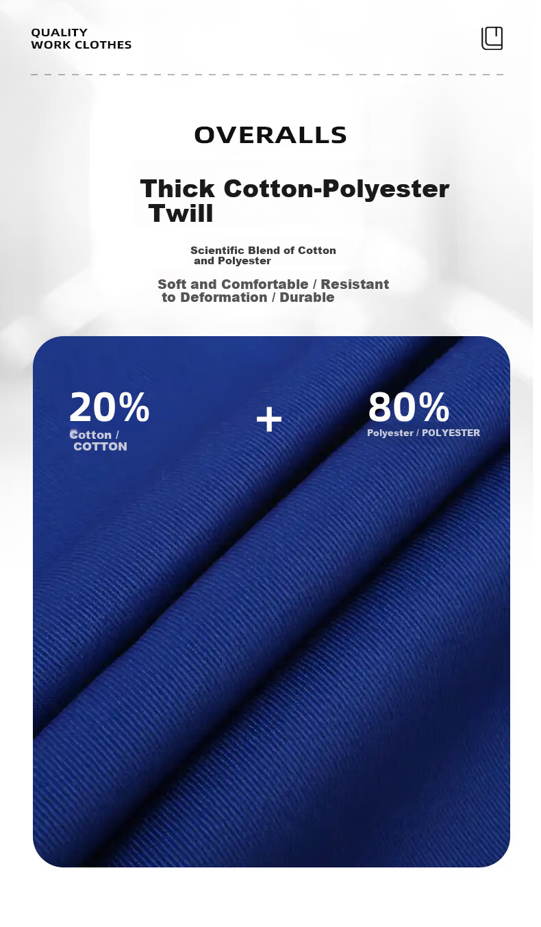 Leyoubaiyi Long Sleeve Workwear Set Men Durable Factory Workshop Uniform Reflective Stripes Auto Repair Labor Protection Spring Autumn Dark Blue Thickened Long Sleeve Size 190 3