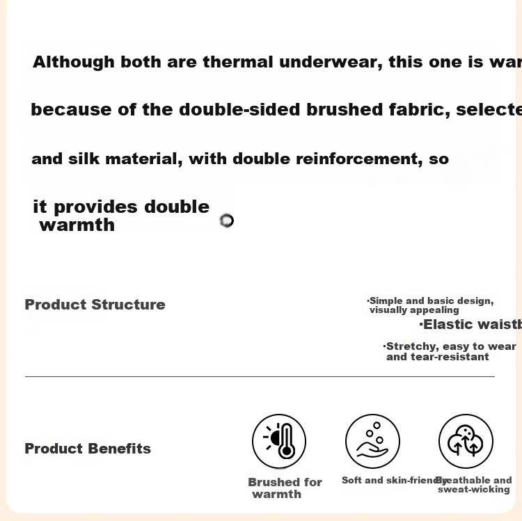 Yalu Women's Cashmere Silk Antibacterial Mite-Resistant Anti-Static Thermal German Velvet Warm Winter Long Johns Cotton Pants 1
