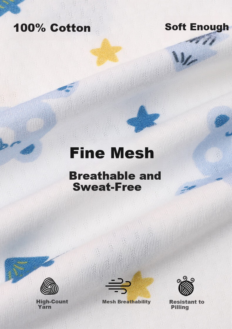 Miiow Kids Cotton Short Sleeve Pajama Set Boys Mesh Summer Homewear Planet Hero 150 3
