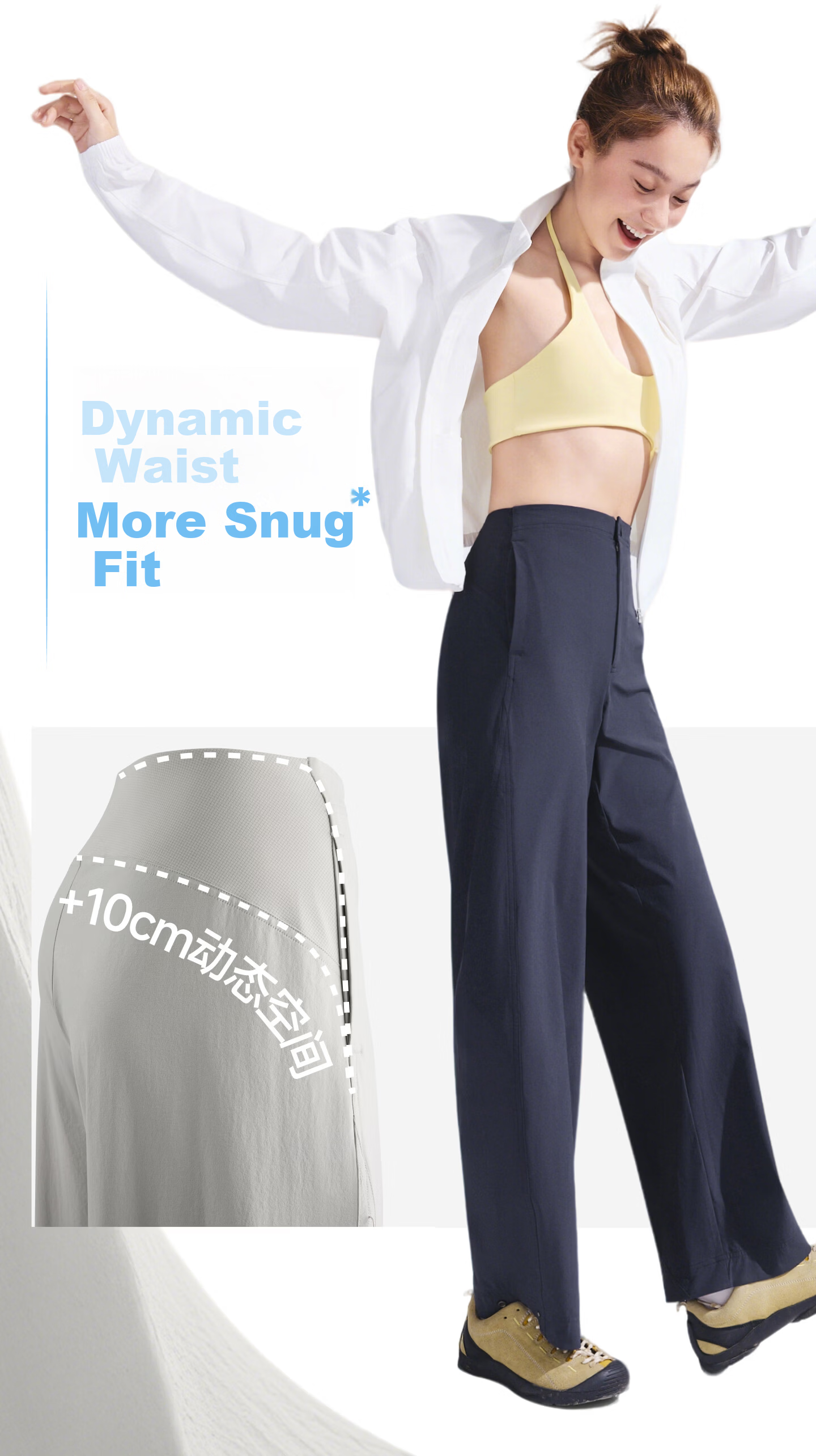 Beneunder Quick-Dry Curved Blade Pants Women's Sports Casual Long Trousers Commuter Woven Sun Protection Pants DS011 26 Spring Summer 9