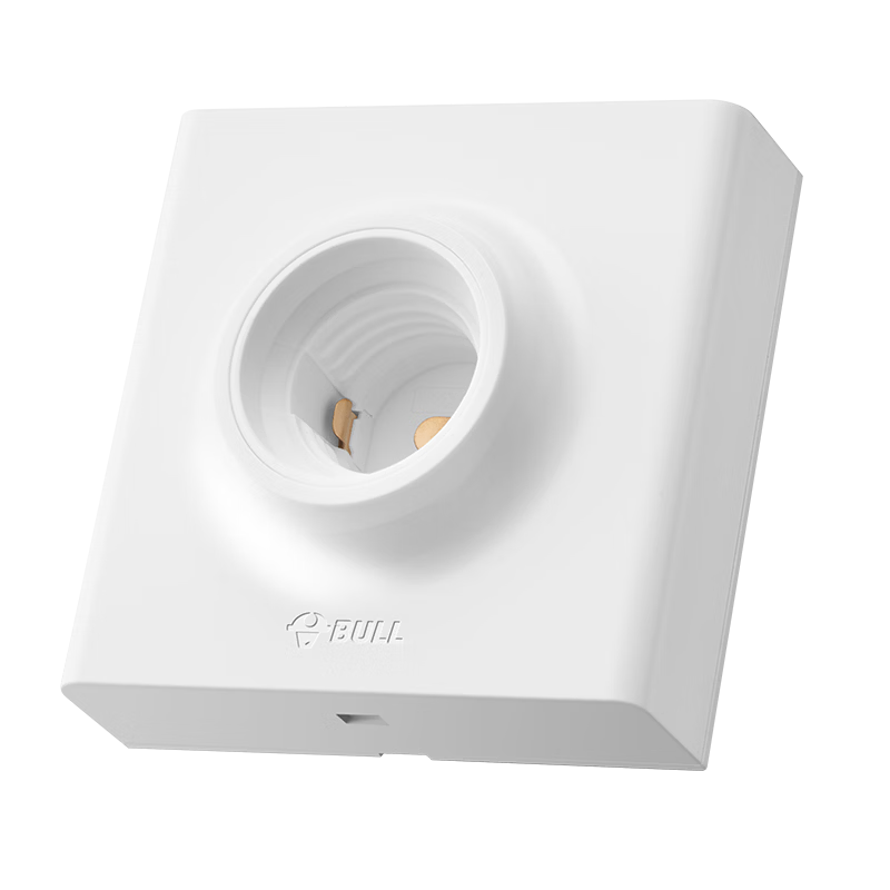 BULL Surface Mounted Socket Lamp Holder E27 Screw LED Bulb Base G09Z101B Bulb Holder (Bulb Not Included)