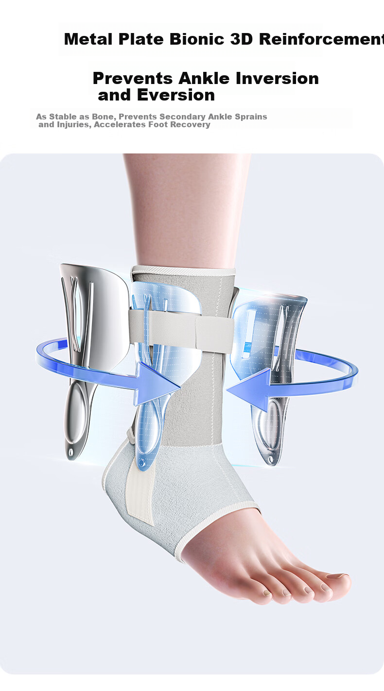 Fashuo Medical Ankle Brace for Sprains Ligament Injury Ankle Joint Support Basketball Ankle Protection Sleeve for Fracture Recovery 5