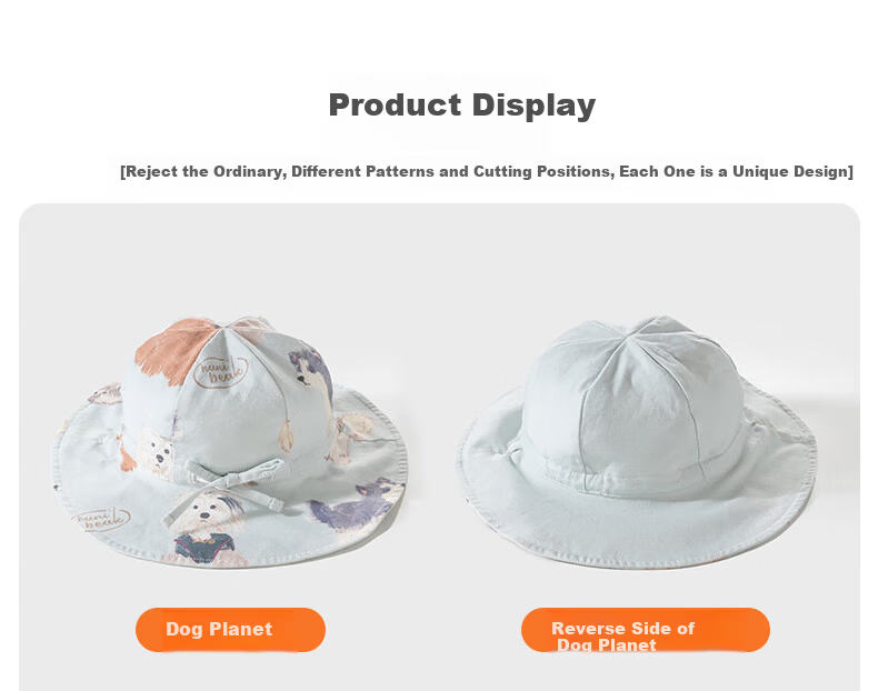Happy Little Bear Baby Spring Summer Cotton Hat Baby Fisherman Hat Summer Sunshade Hat Newborn Sun Hat 22
