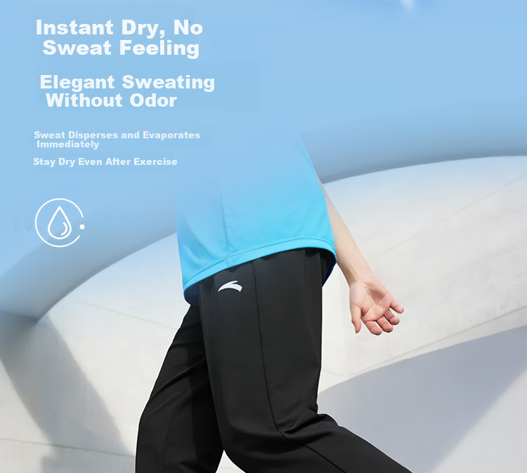 Anta Kids Pants Boys Girls Big Kids 2026 Summer Loose Breathable Quick-Dry Jogger Sports Trousers A72626706 6