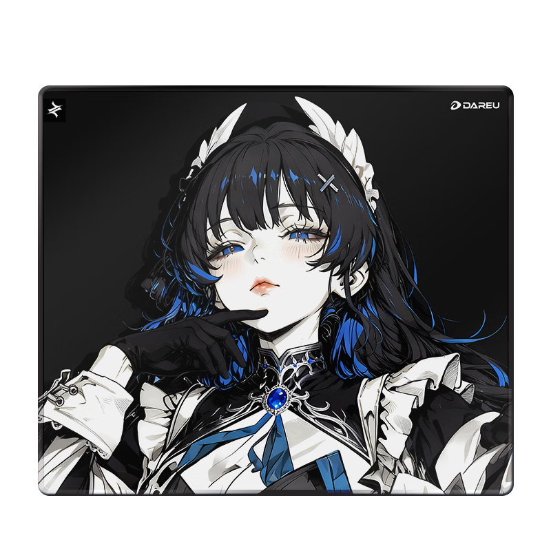 Dareu Gaming Esports Large FPS Mouse Pad Anime Microfiber 360x300x4mm Thickened Original Character Delta Operation Desk Mat Sylphia