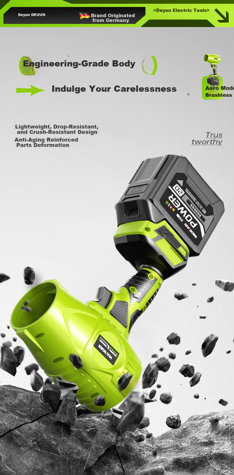 Deyun High-Power Turbo Fan High-Speed Blower Industrial Dust Removal Strong Wind Blower 5