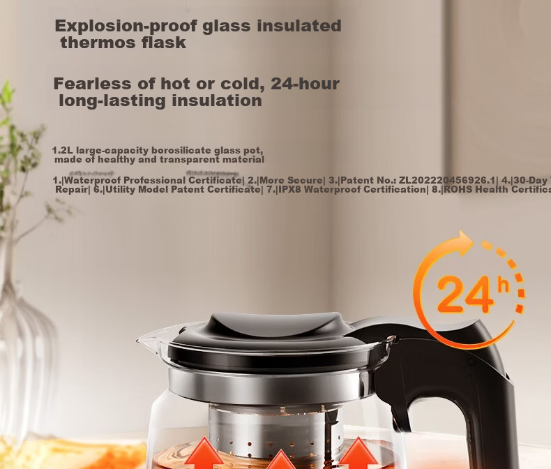 Joyoung Tea Bar Machine Fully Automatic Refill 316L Multi-Temperature Adjustable Electric Kettle JD Self-Operated Anti-Overflow Anti-Dry Boil Antibacterial Water Dispenser AH3226 16