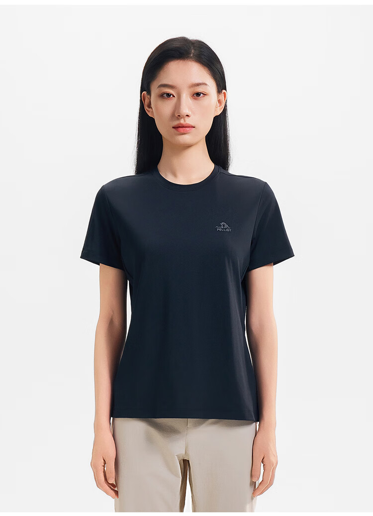 Pelliot Outdoor Quick-Dry T-Shirt Unisex Spring Summer Antibacterial Moisture-Wicking Sun Protection Short Sleeve Hiking Mountaineering Lightweight Top 116215078 28