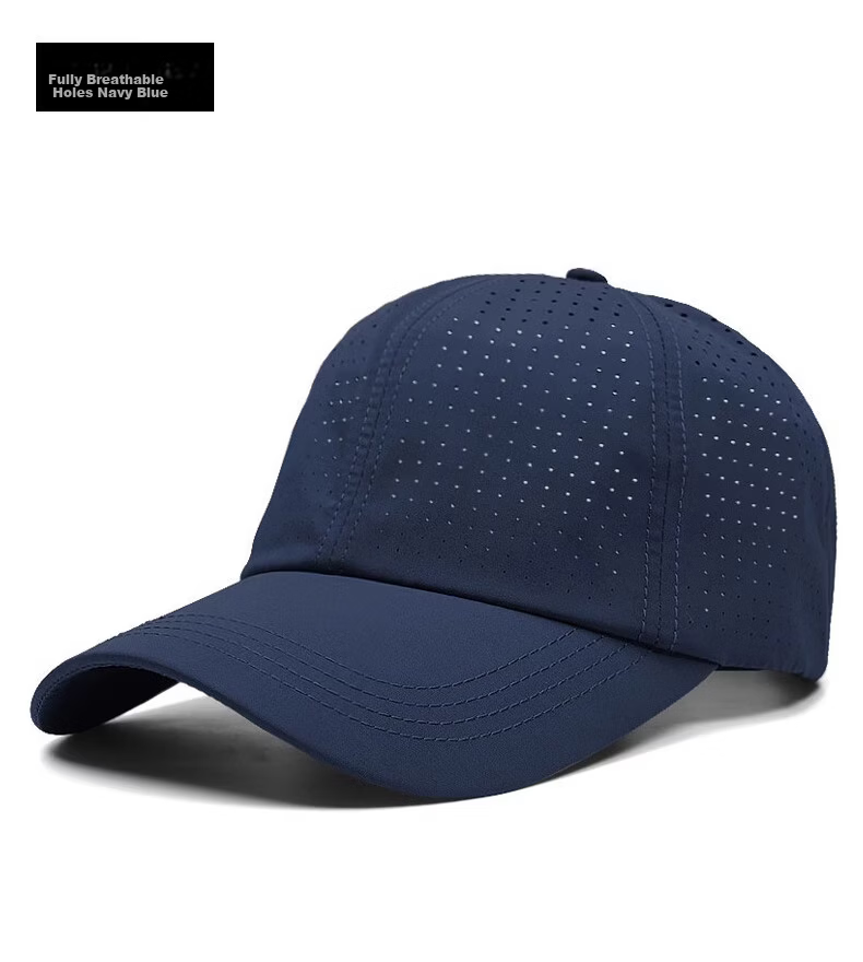 Miiow Men's Summer Baseball Cap Quick-Dry Mesh Breathable Sunshade Outdoor Duckbill Cap Dark Gray 28