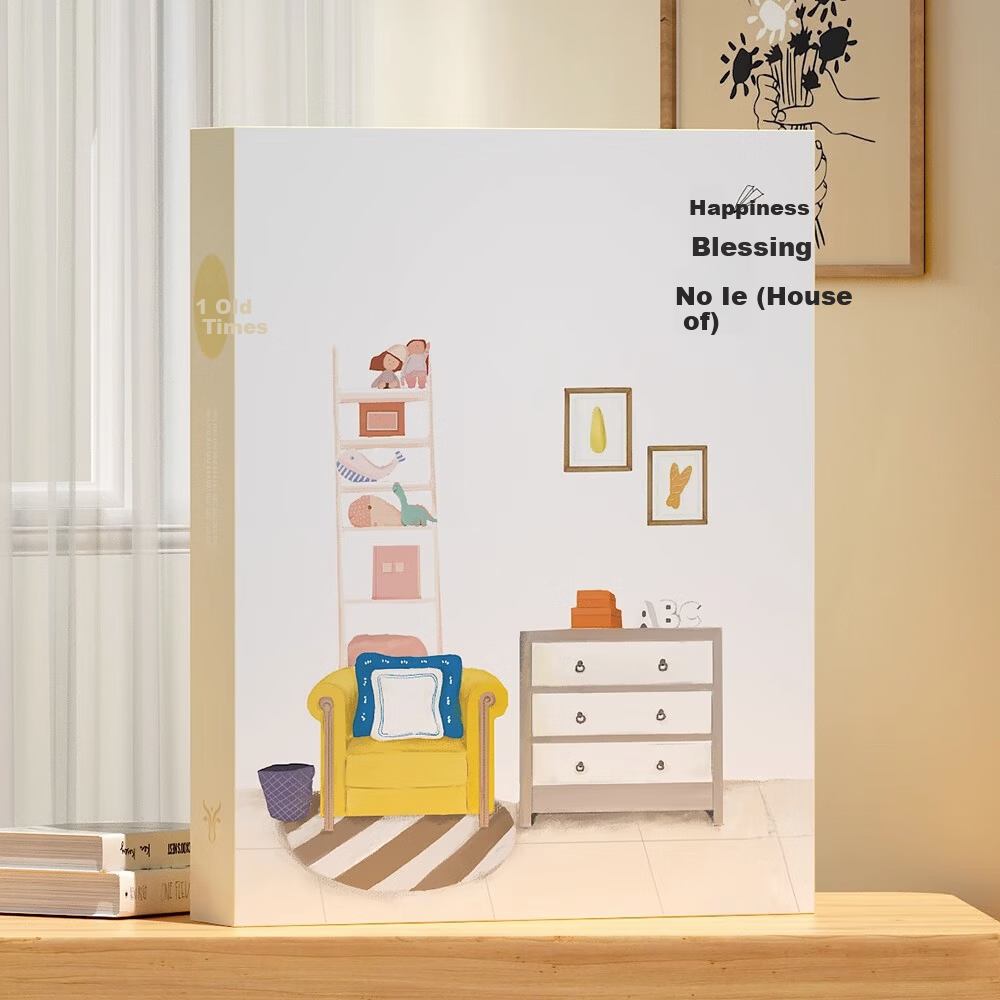 Qiyuan 6-Inch 100-Sheet Laminated Photo Album 3/4/5/6 Inch Insert LOMO Photo Memory Book Mini Storage - Hello Time 12