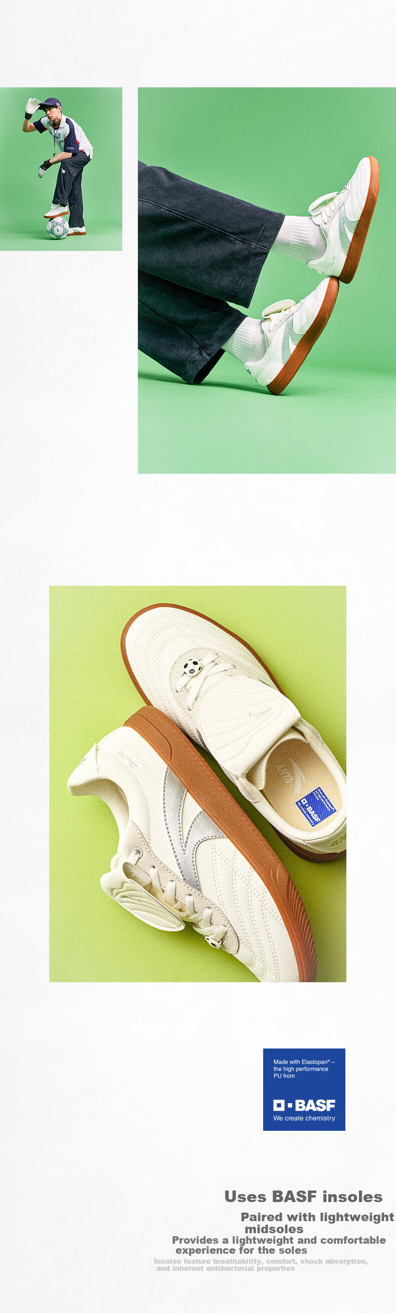Anta Joyful Slip-On Shoes | Classic Thin-Soled German Training Shoes Men's Flat Racing Casual Sneakers 4