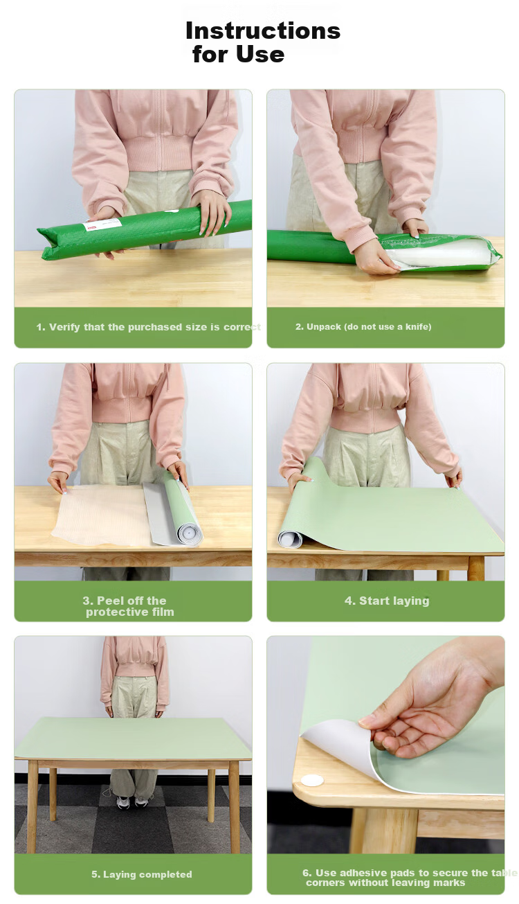 JD Jingzao Desk Mat Computer Desk Pad Desktop Protector Office Desk Mat Student Writing Pad Green Gray 60x120cm 28