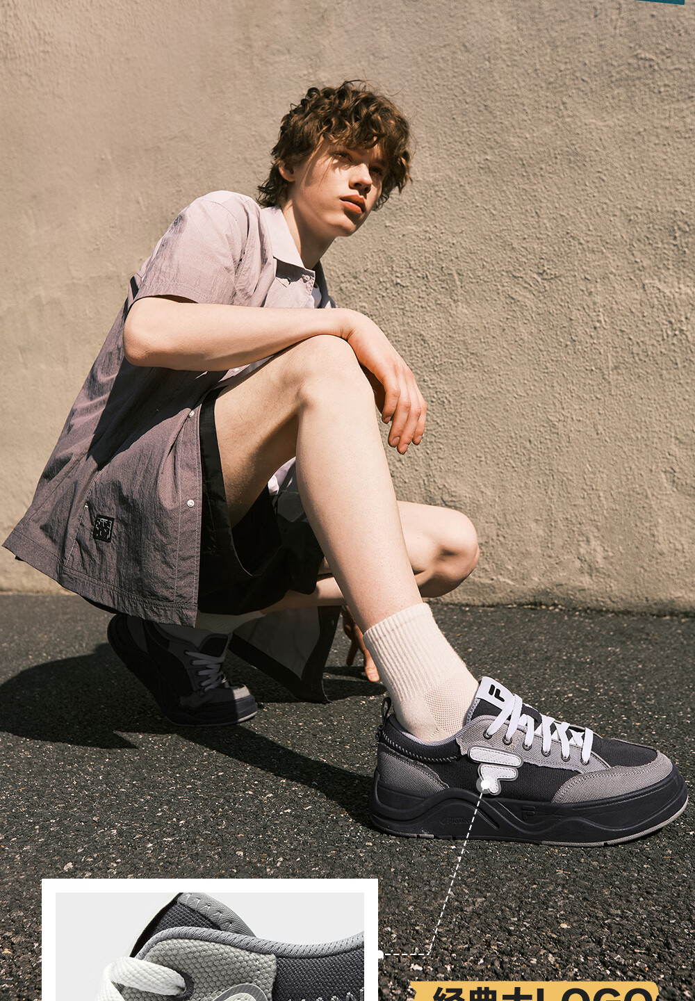 FILA Official Trendy Brand 50-50 DX II Canvas Shoes 2026 Summer Casual Versatile Sneakers 2