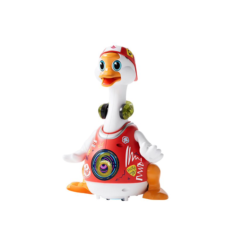 Hui Le Toys Rocking Goose Baby Toy Toddler Toy 1-3 Years Boys Girls Dancing Electric Crawling Learning Children's Day Gift