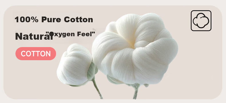 Me feeling Women's Spring New Pure Cotton Pajamas with Chest Pad, Anti-Mite, Comfortable, Breathable, Wearable Homewear Set 1