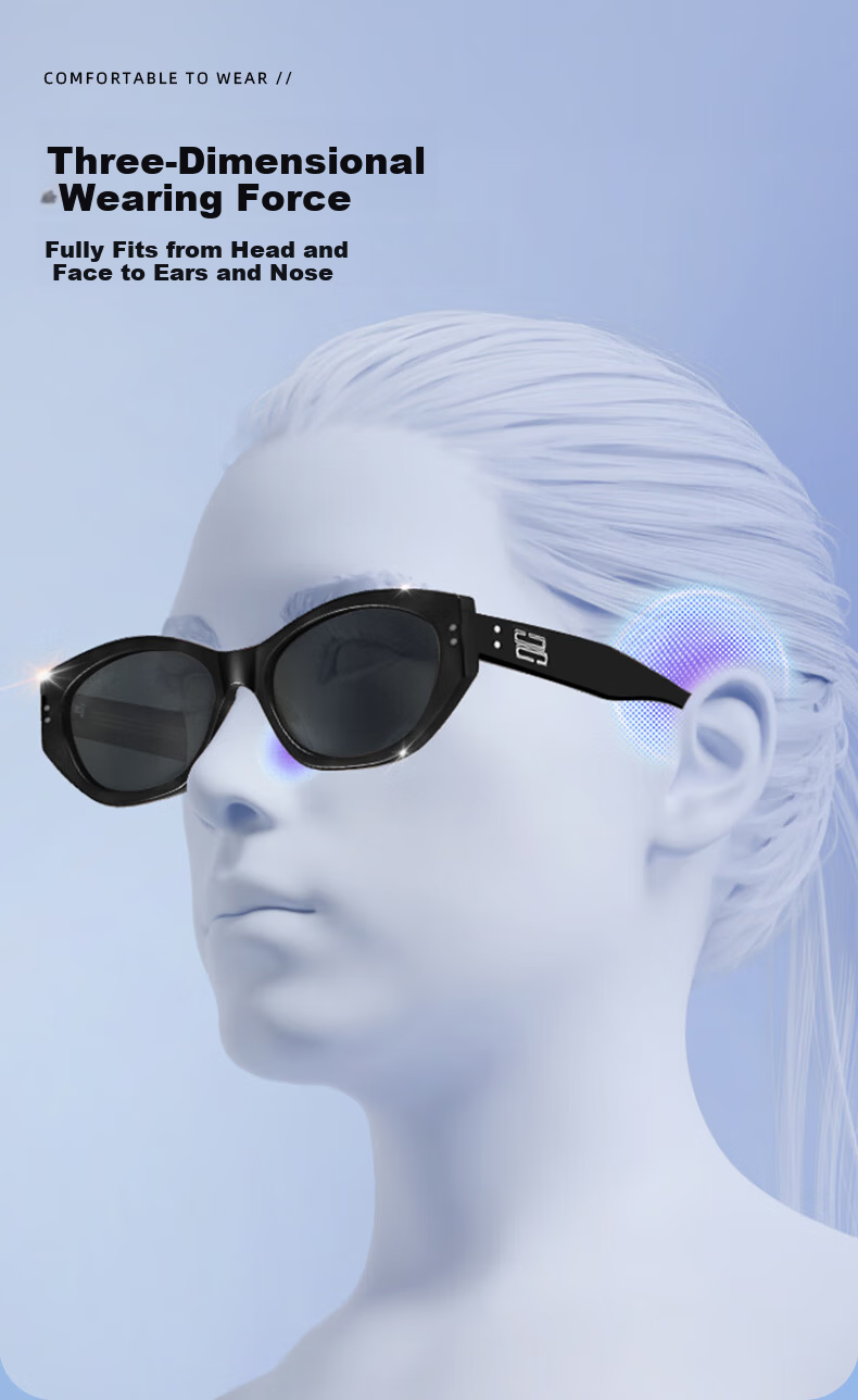 CAPONI Cat Eye Polarized Sunglasses for Women Curved UV Protection Driving Sun Glasses Premium Style 10