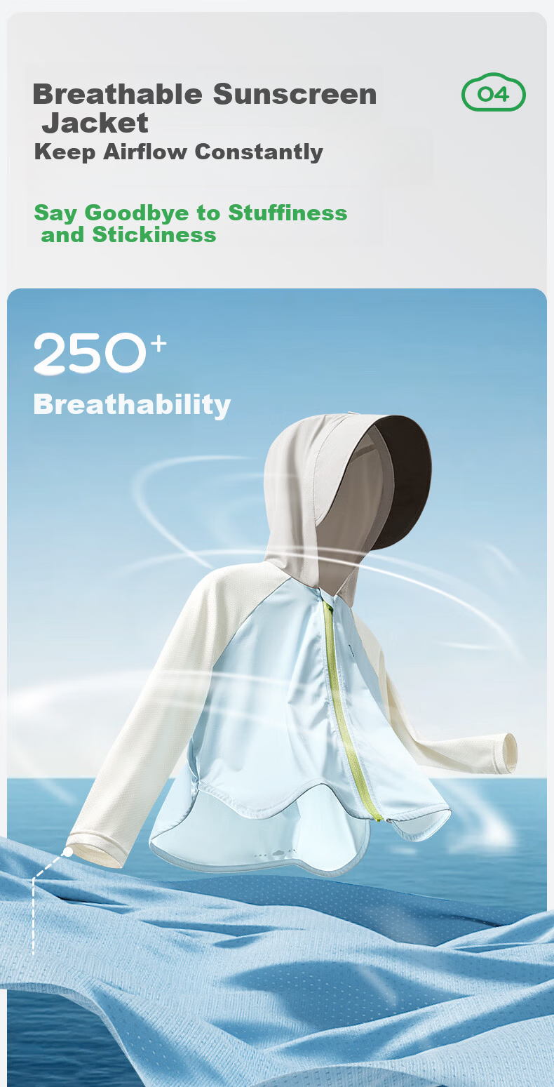 Kocotree KK Tree Kids Sun Protection Jacket UV Protection Cooling Ice Silk Cartoon 3D Design 16