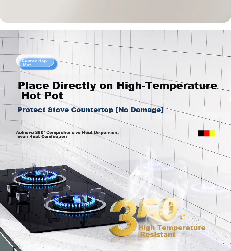Zichen Kitchen Countertop Protective Film Mat Oil-Proof Sticker Stove Film Marble Quartz Special High-Temperature Resistant Oil-Proof Sticker 13
