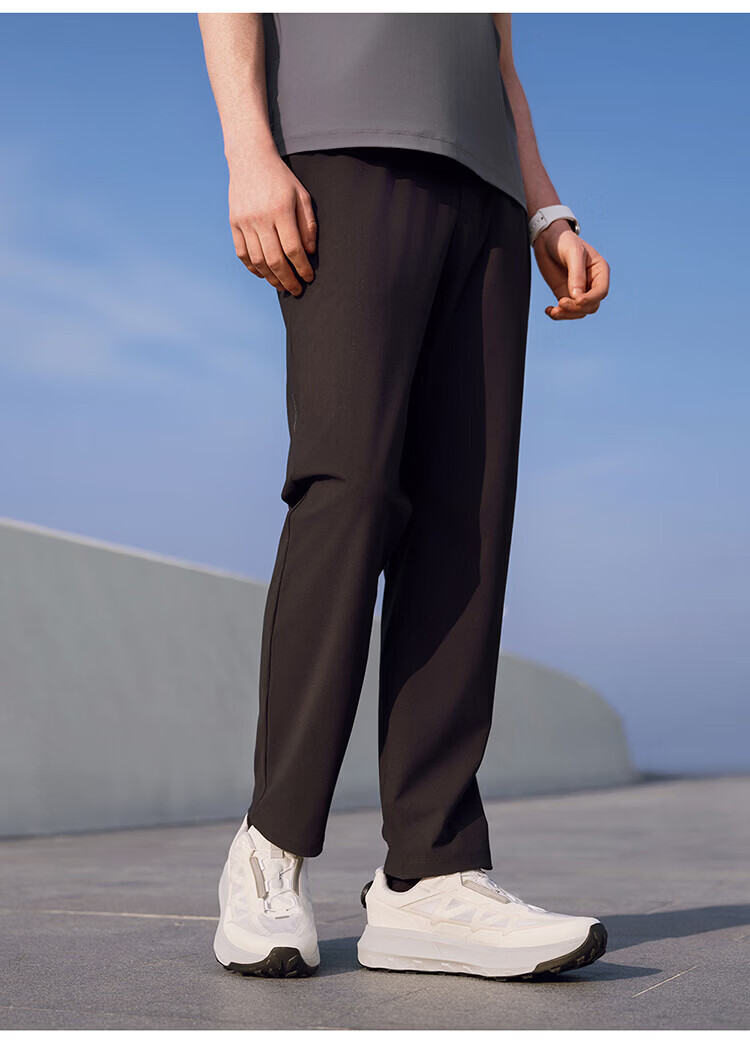FILA Official Men's Knitted Long Pants 2026 Spring Summer Cooling Breathable Fitness Straight-Leg Sports Pants 15