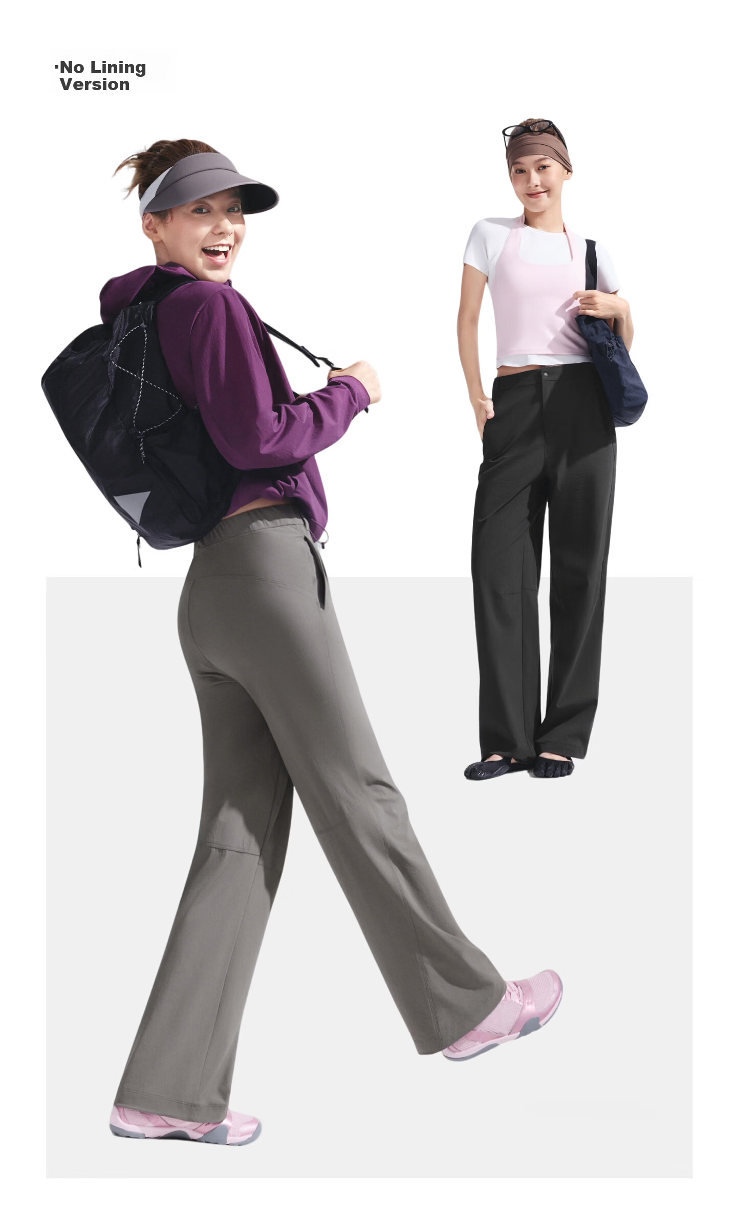 Beneunder Quick-Dry Cargo Straight-Leg Pants, Women's Sports Casual Trousers, Commuter Sun Protection Pants DS012, Spring/summer 2026 New Style 20