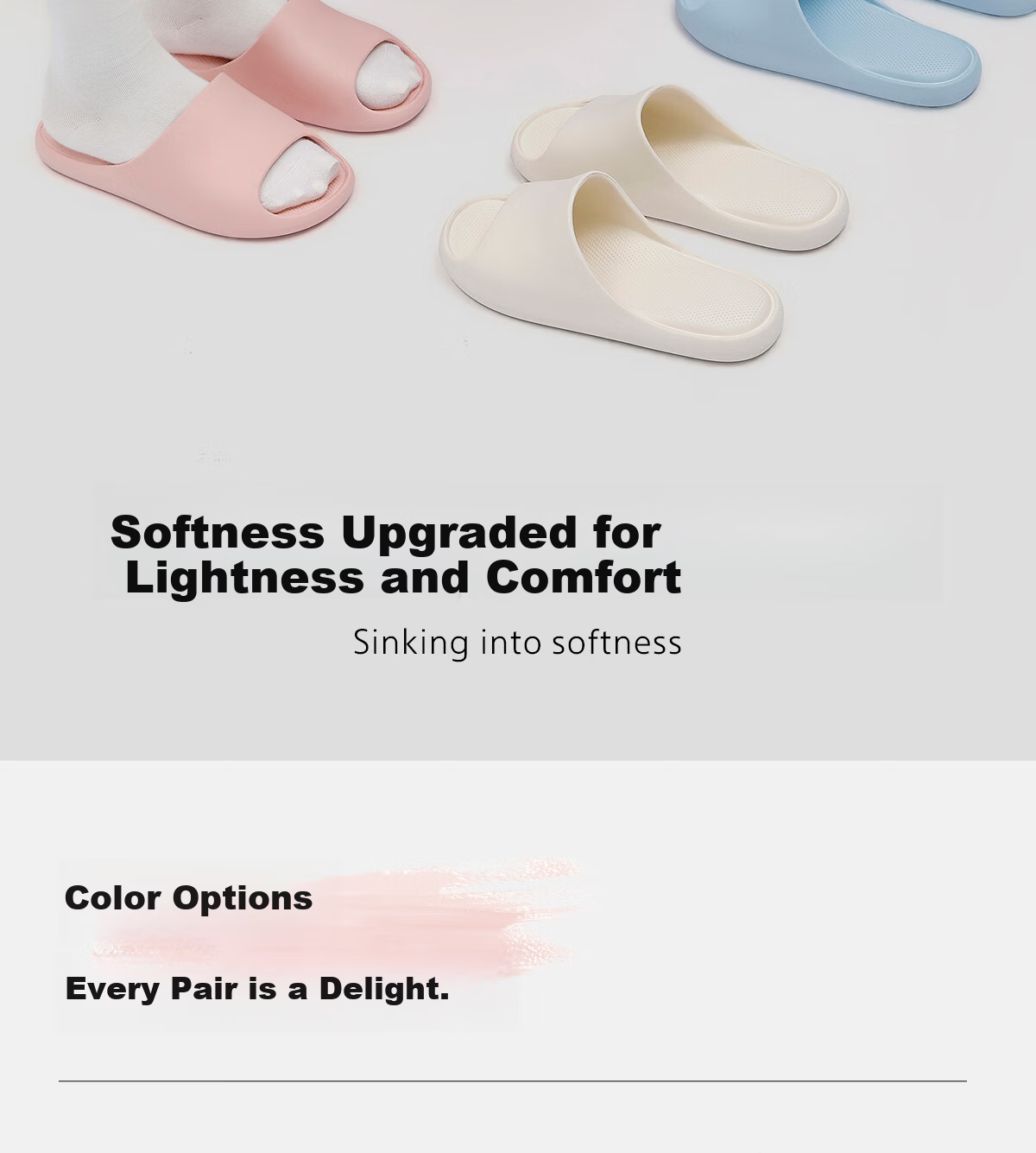 Mercury Home Textiles Antibacterial Slippers Men's Summer 2026 New Indoor Bathroom Couple Soft Sole Beach Sandals Women's 4
