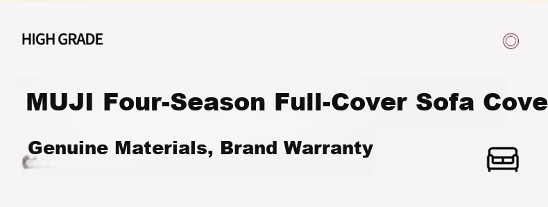 Wuyinliangpin Sofa Cover, High-Quality All-Season Non-Slip Throw Pillow, 90*240 Cm, Bose-Gray 3