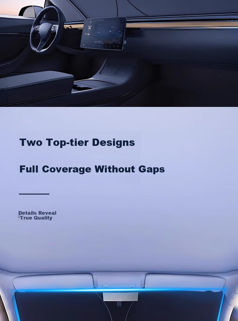 Jiabalan Car Sunshade Shield Heat Insulation Umbrella Curtain Front Windshield Window Sunshade Cover for Parking 20