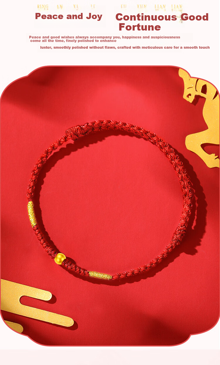 ALLOVE Year of the Horse 2026 Zodiac Silver Red String Bracelet for Women Birthday Gift for Girlfriend Wife 5