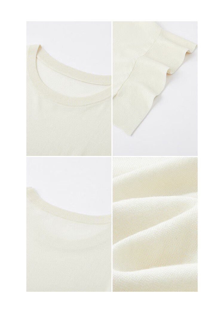 Demana Summer Cloud Soft Breathable Raglan Sleeve Knit Top with Mulberry Silk/Cotton, Elegant Hem Sweater for Women 13