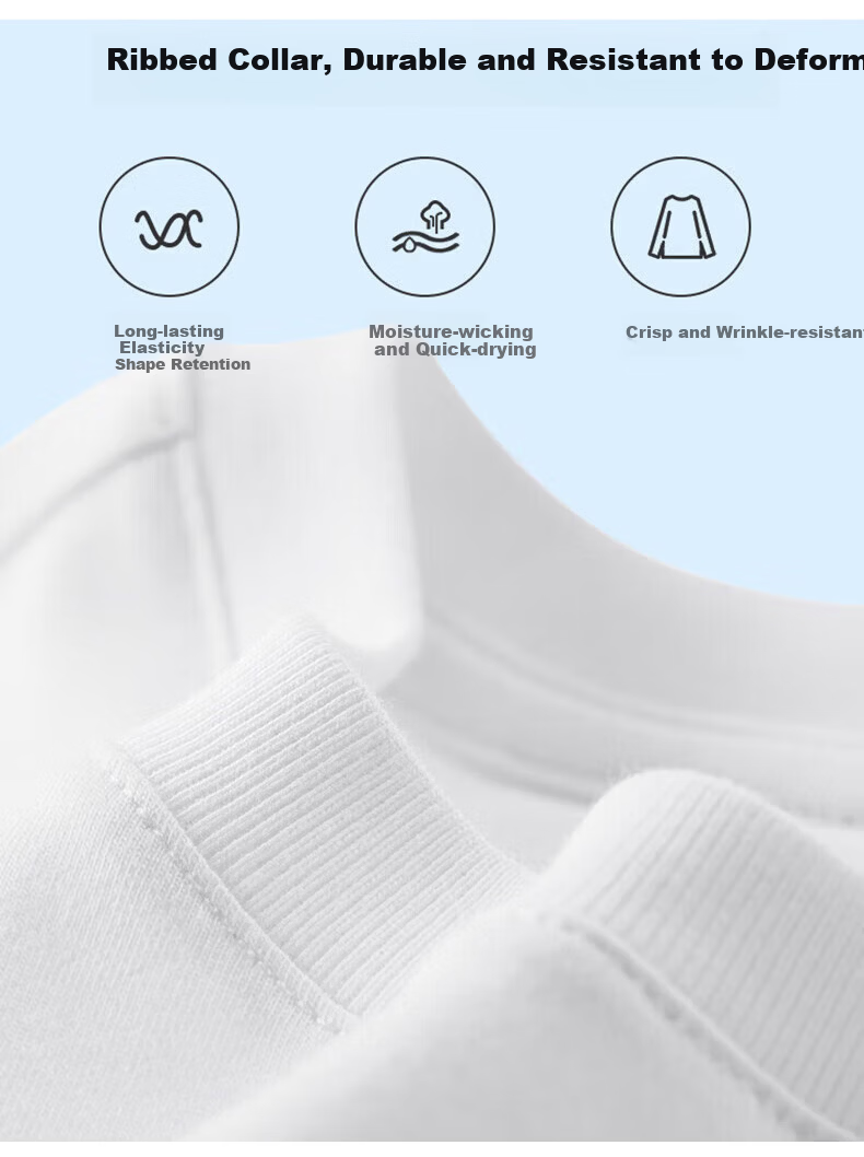 Warrior Pure Cotton Men's Summer Quick-Dry Short Sleeve T-Shirt Running Fitness Crew Neck Loose Casual Breathable Durable Men's Wear 2