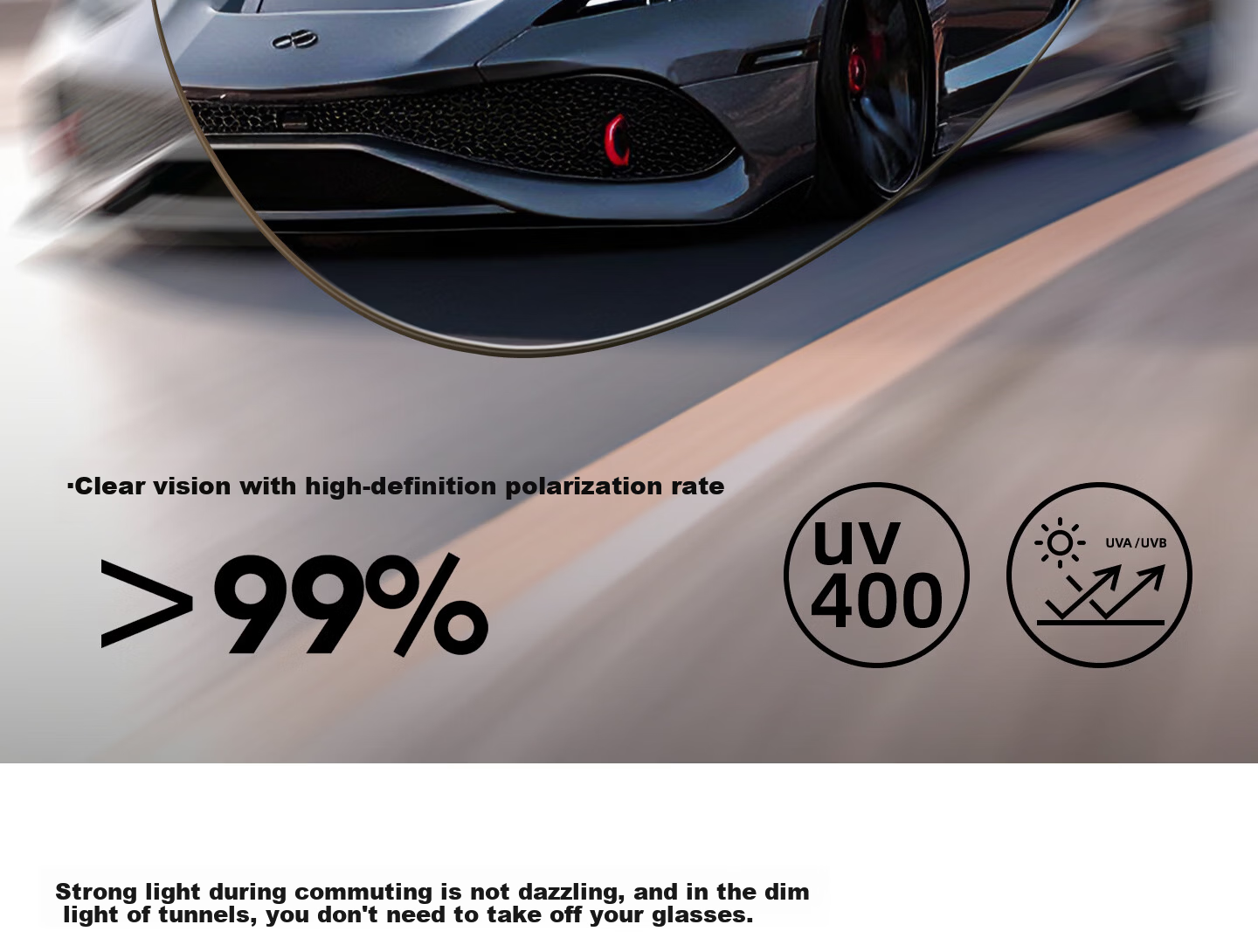CAPONI Carbon Fiber Polarized Sunglasses for Men, Photochromic UV Protection Driving Day and Night Use 18