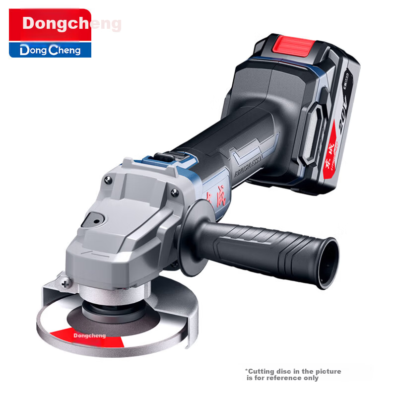 Dongcheng 20V Brushless Cordless Angle Grinder Lithium Battery Cutting Machine 630W Max Power DCSM03-100D