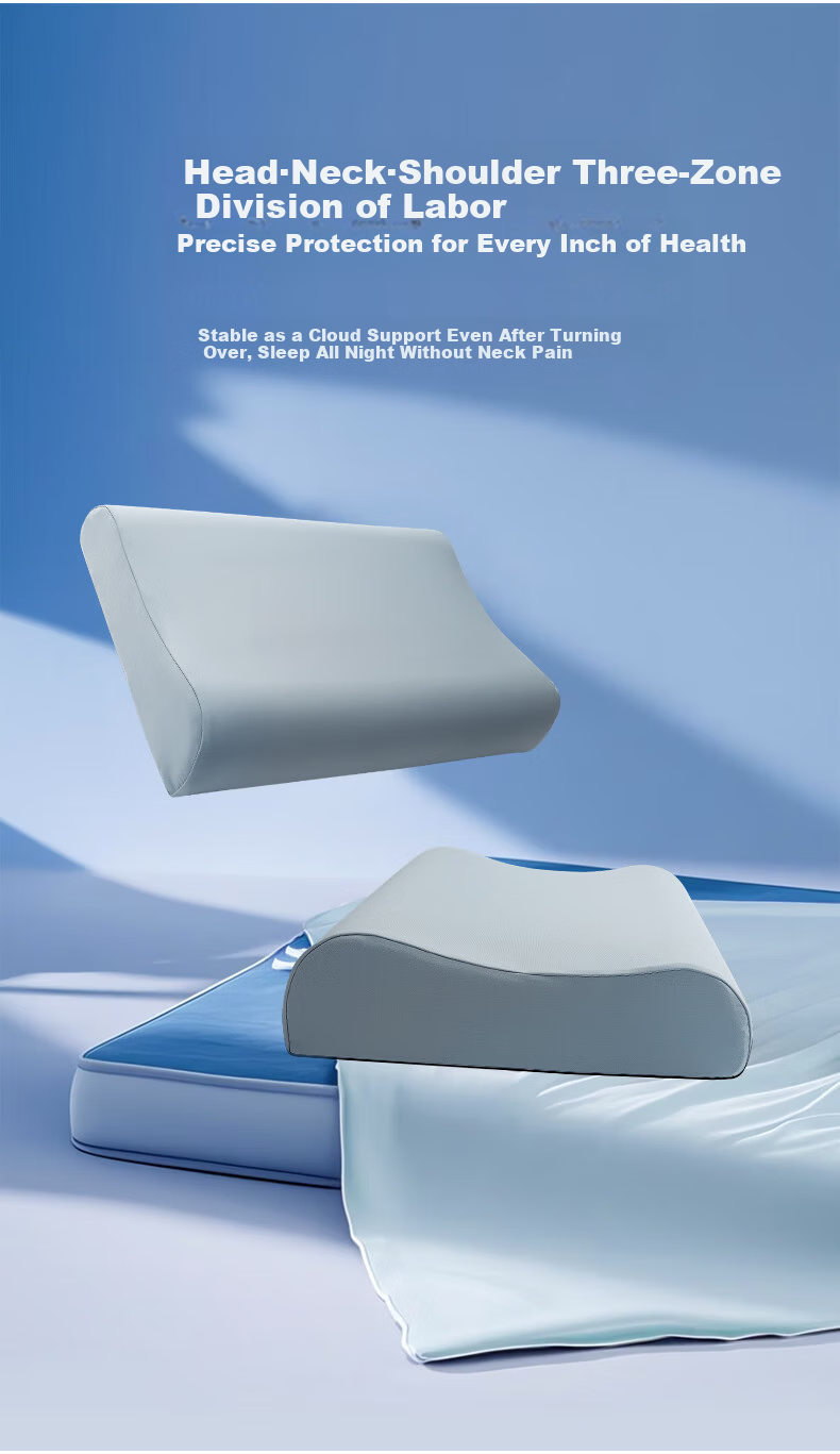 Aromas Pillow Class A Memory Foam Neck Support Pillow Tech Cloud Sense Pro+ Enlarged Wave Zoned Deep Sleep Pillow Core 7