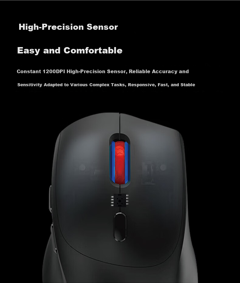 Lenovo Wired Mouse MW11, Office Mouse Portable, Quiet Buttons, USB Interface, 1.5-Meter Cable, Plug And Play, All-In Laptop Desktop Mouse 7