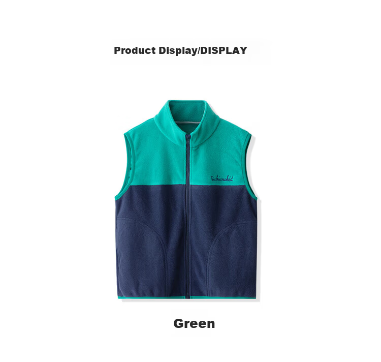 Nubiwear Kids Vest Boys Spring Fleece Sleeveless Jacket Toddler Spring Outerwear Fleece Waistcoat for Big Kids 14