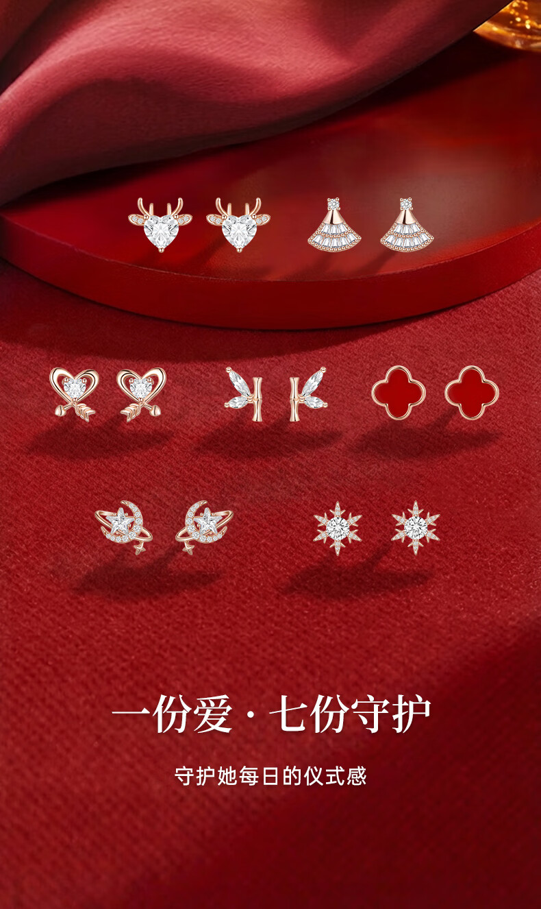 Burberry Luxury Weekly Stud Earrings for Women 2026 New Niche High-End Birthday Gift for Girlfriend Wife 4