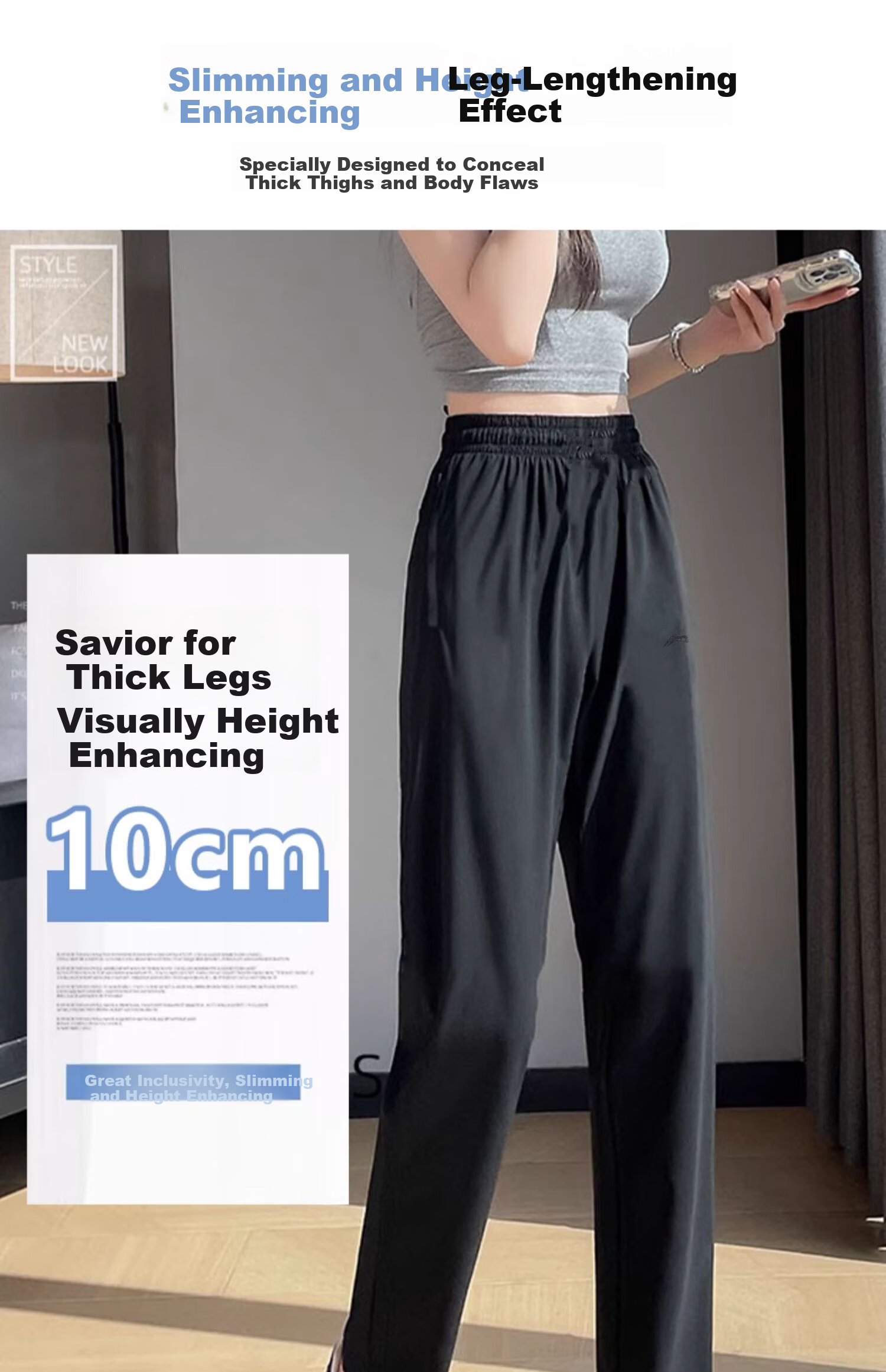 LI-NING Women's Sports Pants Flat Waist Running Long Pants Quick-Dry Fashion Logo Casual Athletic Trousers 1