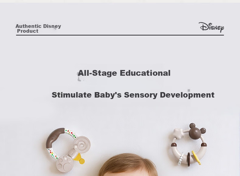 Disney Newborn Gift Set Baby Rattle Teether 0-6 Months 10