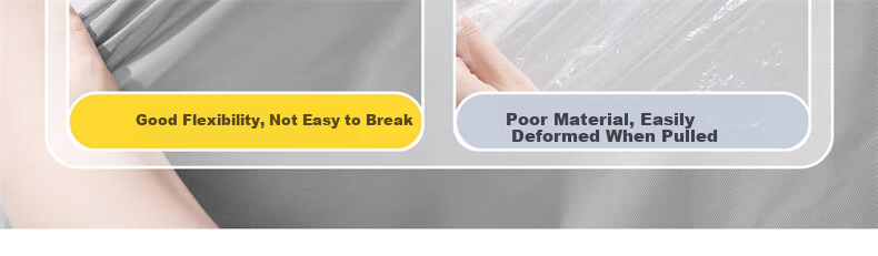 Liomirror Disposable Thickened Portable Raincoat Anti-Storm Rain Poncho with Hood Brim Long Children's Yellow Raincoat for Electric Vehicles 5